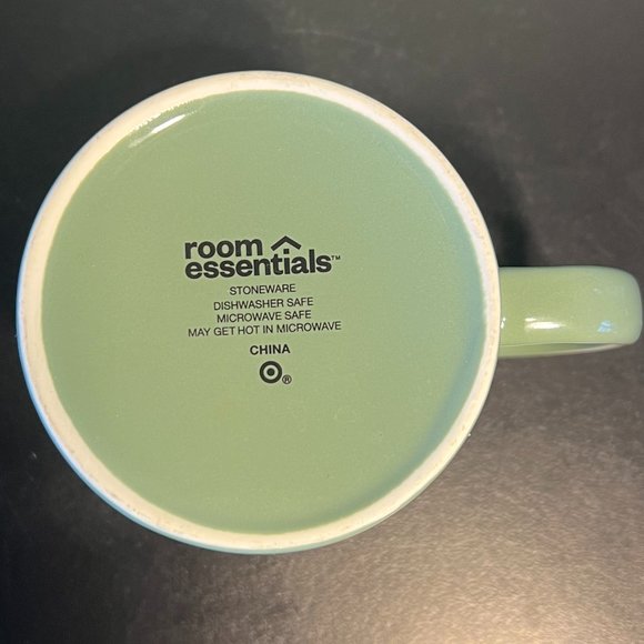 Room Essentials THINGS WILL WORK OUT Sage Green Stoneware Mug - Picture 3 of 4